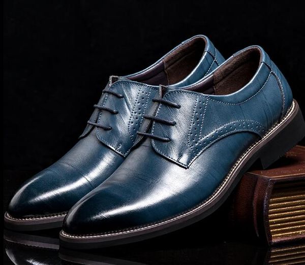 

mens dress shoes, oxford shoes for men, lace-up business men shoes, brand men wedding shoes, Black