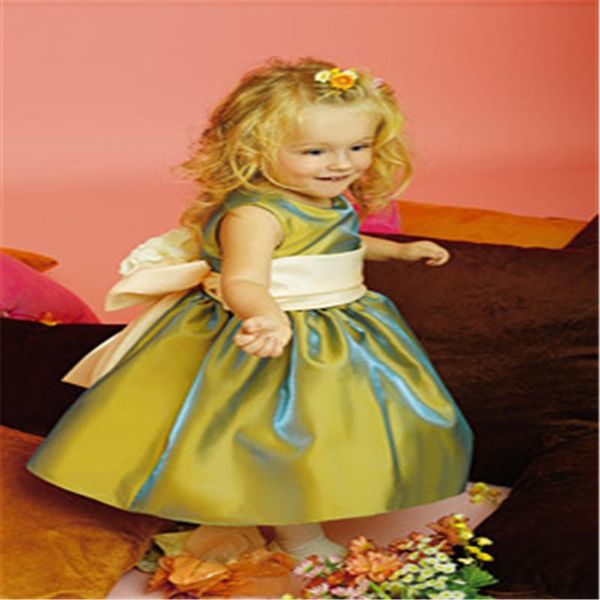 

baby dress children skirt baptism clothing shower party cloth kids party pageant princess wedding bridesmaid flower girls dress, White;blue