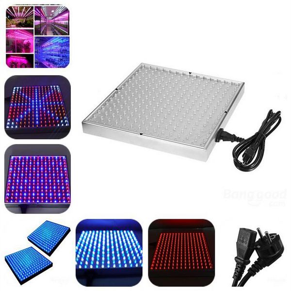 

led lamp plant 14w 225 grow light panel hydroponic lamp ac85-265v 165 red 60 blue ip65 for indoor flower vegetable plants growth