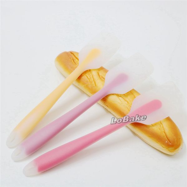 

wholesale- half-transparent totally silicone spatula espatula de silicone scraper for home cocina cooking tools