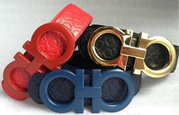 

Мода большая пряжка натуральная кожа ремень с коробкой дизайнерские ремни мужчины женщины высокое качество новые мужские ремни