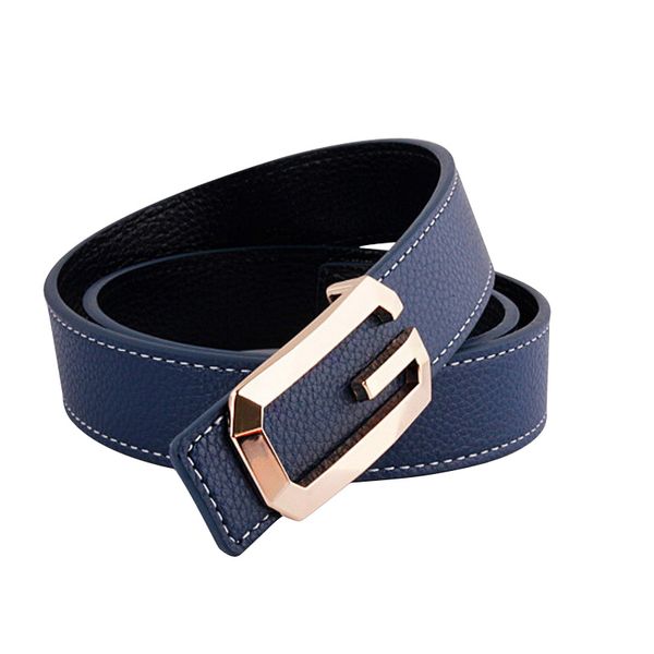 

wholesale- new arrival 2017 belt brand men smooth buckle cow split leather women belt casual fashion belt, Black;brown