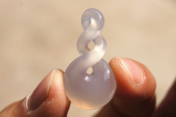 

natural white jade pulp of eight (have). auspicious necklace pendant, Silver