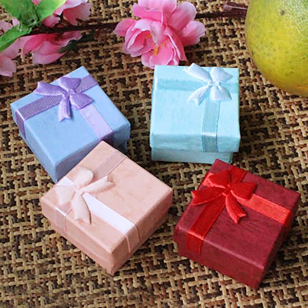 

Fashion Ring Earrings Casket Bracelet Trinket Jewelry Boxes Lover Gift Wedding Favor Bag Packing Case Holder Christmas Gifts Boxes WX-W06