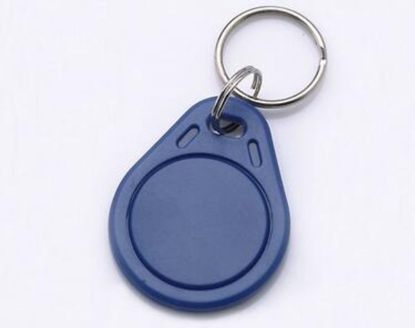 Заводская цена делает TK4100 EM4100 125 кГц ID Card 100 шт. / Лот ISO11785 ABS RFID KeyChain Индивидуальные четкие ключевые метки этикетки