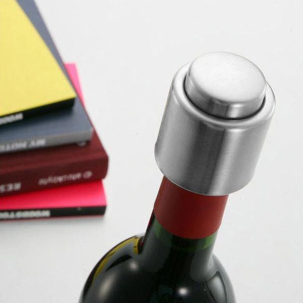 

stainless steel wine ser bar tools pressing wine sealed integral vacuum fresh-keeping plug