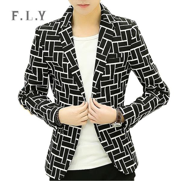 

wholesale- bleiser masculino blaser suit blazer casual suits mens jacket slim fit stripe veste homme banquet jaqueta male, White;black