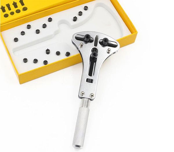 

promotion 55mm watch back case battery cover opener wrench remover repair tool kit 18 tips for watchmaker