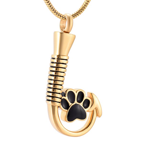 

lkj9926 funnel & gift box, gold color memorial urn necklace for animal pet ashes holder keepsake casket jewelry, Silver