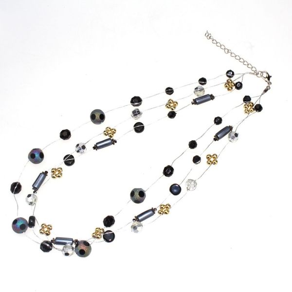 Wholesale Small Batch Of Multi Layer Gold Thread Glass Beaded