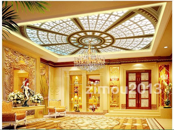 

Бесплатная доставка высокое качество пользовательские 3D потолочные обои фрески