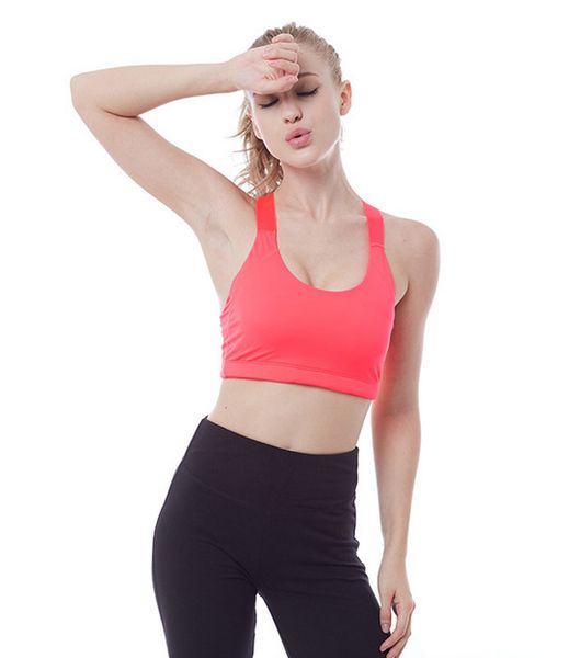

retail wholesale women tank athletic vest gym fitness sports bra super stretch popular yoga seamless sport bras, Red;black