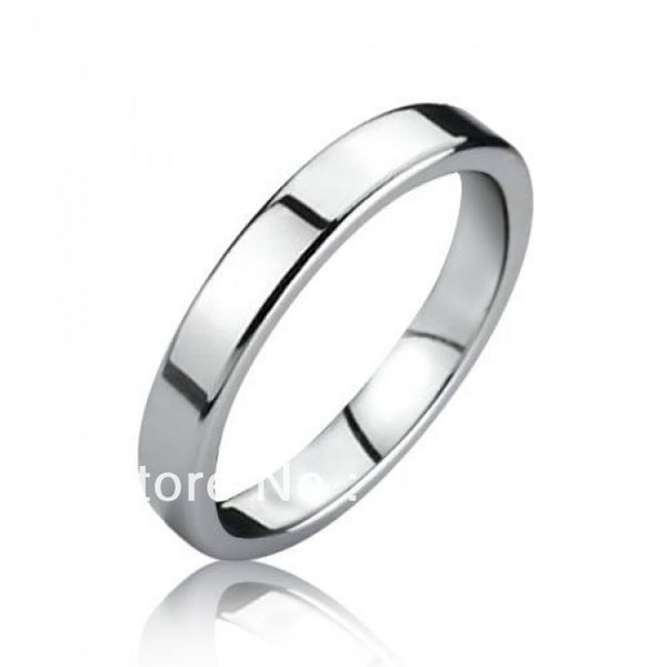 Yizhan Spedizione gratuita Prezzo a buon mercato Gioielli USA Brasile Russia Vendite calde Suo/Lei 3MM Argento Siny Piatto Anello di tungsteno Mens Wedding Band