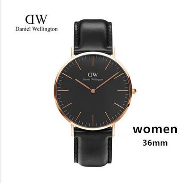 

2020 New Mens Daniel watches 40mm Men watches 36 Women Watches watch Famous Quartz Watch Female Clock Relogio Montre Luxury Femme