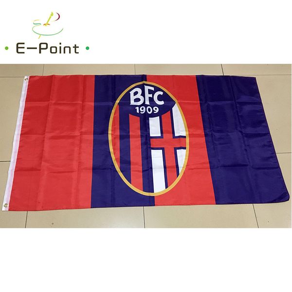 Italia Bologna FC 1909 3 * 5 piedi (90 cm * 150 cm) Bandiera in poliestere Banner decorazione casa volante giardino Regali festivi