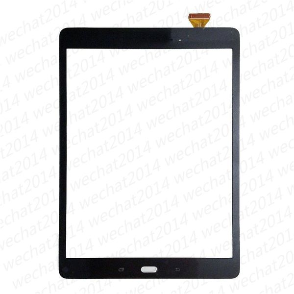 Lente in vetro per digitalizzatore touch screen con nastro adesivo per Samsung Galaxy Tab A 9.7 pollici P550 DHL gratuito