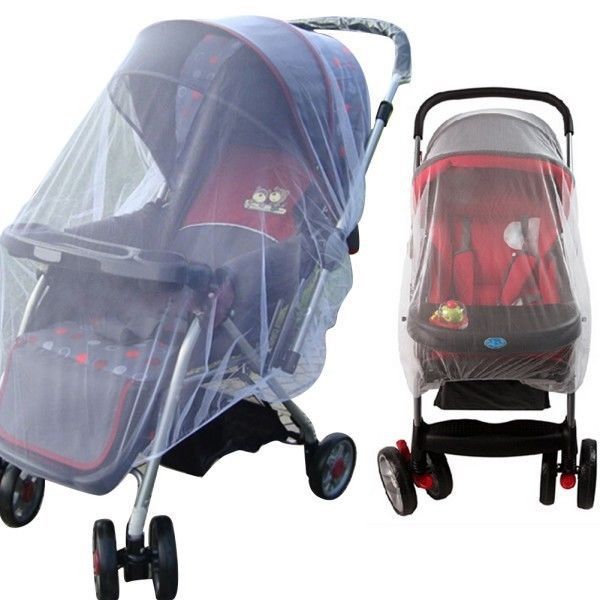 Wholesale-Newest hot Buggy Pram Protector Cot Pushchair  Mosquito Net Midge Insect Bug Crib Netting White