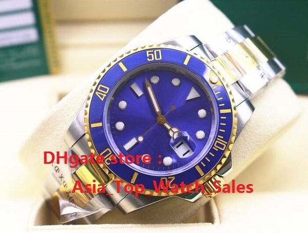 

Luxury watch a ia 2813 mechanical 40mm blue ceramic bezel 116613 16613 automatic mechanical men watche