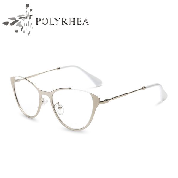 2021 Montature per occhiali Cat Eye di marca Designer Montatura per occhiali da vista vintage da donna con scatola e custodia