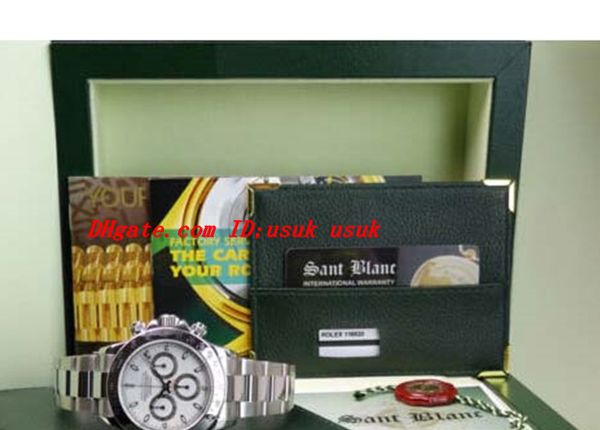

Factory Supplier Luxury Watches Original Box Sapphire White Dial 116520 Automatic Mens Men's Watch Watches