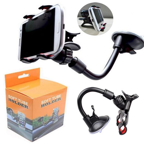 

автомобильный держатель длинная рука универсальный лобовое стекло приборной панели мобильного телефона автомобильный держатель 360 градусов