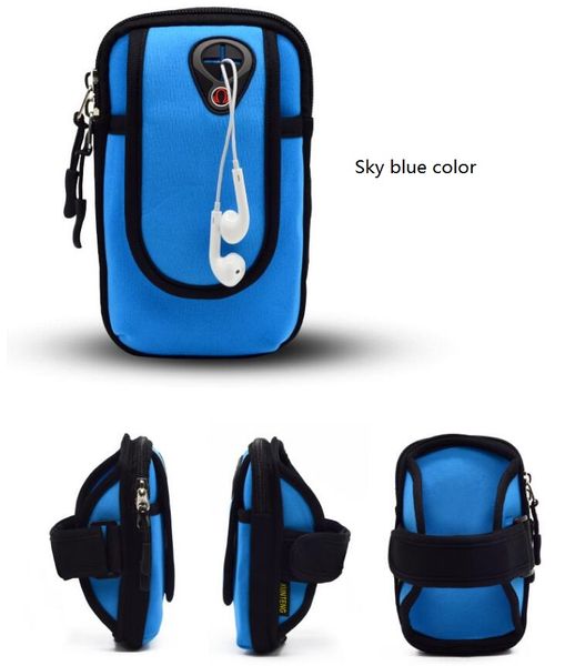 

multi-function cellphone card bag outdoor sports arm band running riding waterproof