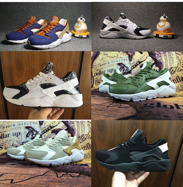

2017 новые stlyes huarache 1 Мужчины Женщины Повседневная обувь huaraches один открытый обувь д