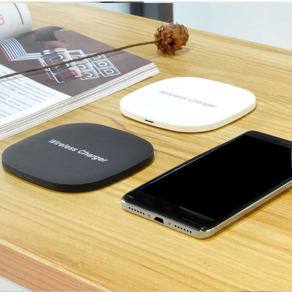 

Qi Wireless Charger For iPhone X 10W fast Charging Pad For Samsung Note 8 Galaxy S8 Plus S7 Edge Mobile Phone Chargers 200pcs free shipping
