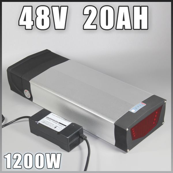 

48В 20ah 1000 Вт электрический велосипед литий-ионный аккумулятор с портом USB 2.0 и 54.6 В 2