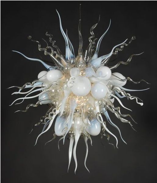 

100% mouth blown borosilicate elegant romantic art decor new house decorations murano glass led chandelier pendant light