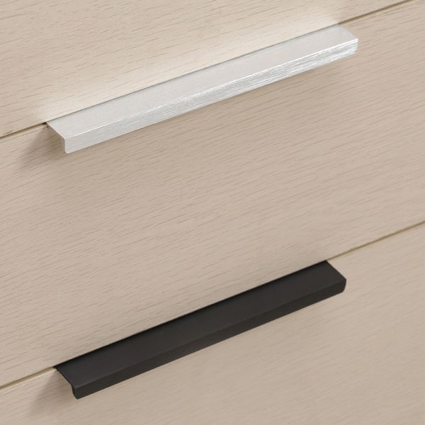 2019 2017 Aluminum Alloy Black White Polish Concealed Handle