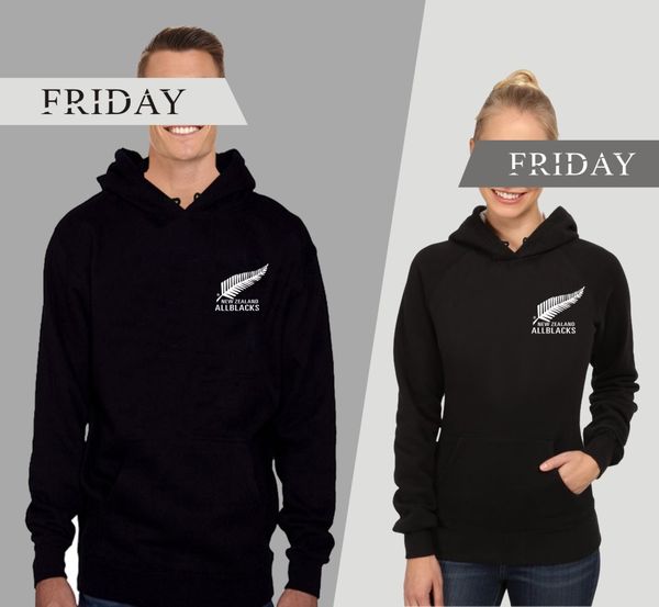 

wholesale-xxs to 4xl plus size new zealand all blacks brand men women cotton hoodies sweatshirt pullover jacket autumn winter coat, Black