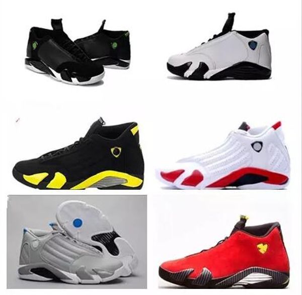 

New 14 XIV Black Toe men Basketball Shoes fashion 14S Sports Shoes With Shoes Box size 8-13