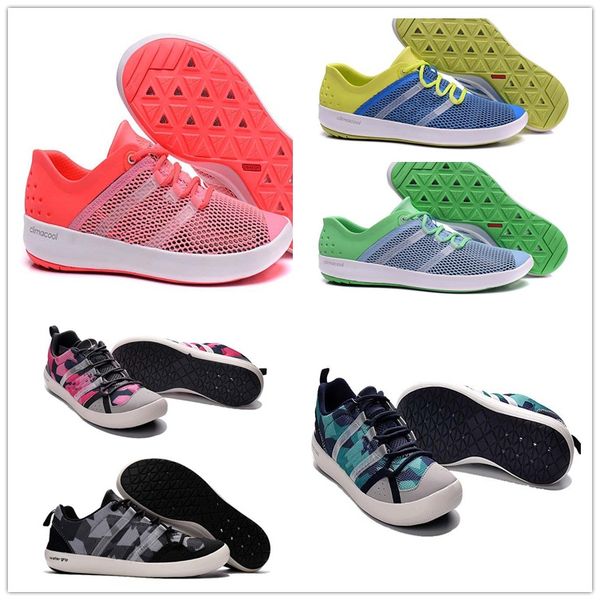 

2017 new discount outdoor boat cc lace water shoe fashion men women blue black orange climacool water grip sneakers 36-44