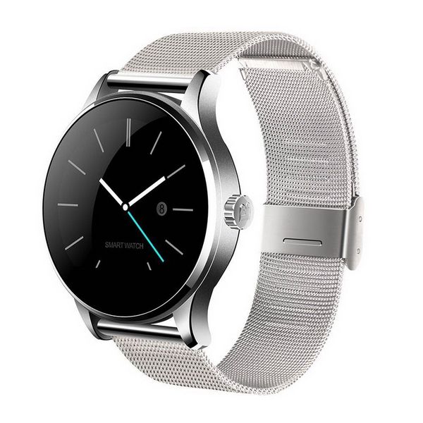 

k88h smart watch bluetooth 4.0 with heart rate monitor for ios android phone wearable wireless smartwatch steel band waterproof ip54