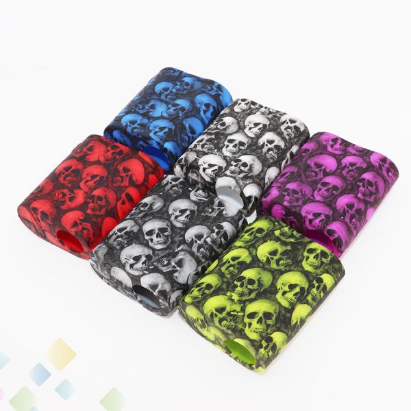 

Skull Case Istick Pico 25 Silicon Case Skull Head Bag Soft Silicone Sleeve Cover Skin For Istick Pico 25 Box Mod DHL Free