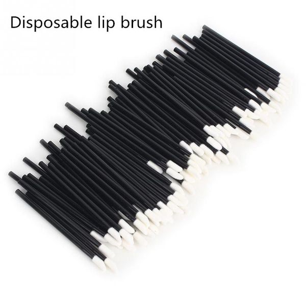 

Wholesale Disposable Lip Brush One-time Use Pure Cotton Head Makeup Tool Lipbrush Lipgloss brush Clean and healthy Beauty Tool DHL Free