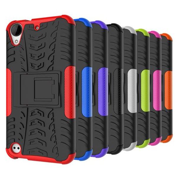 

для htc desire 530 case, шины pattern стиль гибридный противоударный защита case стенд держатель задняя крышка для htc desire 630