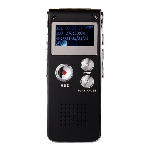 

Оптово-8GB цифровой диктофон перезаряжаемые 650HR 192kbps диктофон аудиозапись с MP3-плее