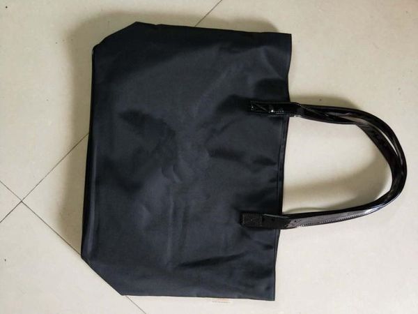 

2017new style microfiber with pu coating bottom shoulder bag shopping tote2832