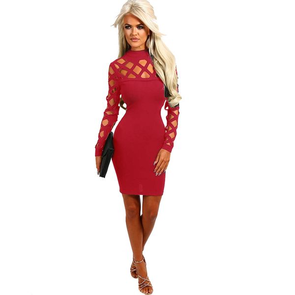 

2017 summer nightclub women dresses 5 colours gold velvet hollow packing hip tight skirt party office dress lm-079, Black;gray