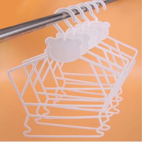 Engrossar Plástico Cabide de Roupas de Bebê Roupa Interior Cremalheira de Secagem Lavanderia Especial Não Antiderrapante Terno Cabides Prático