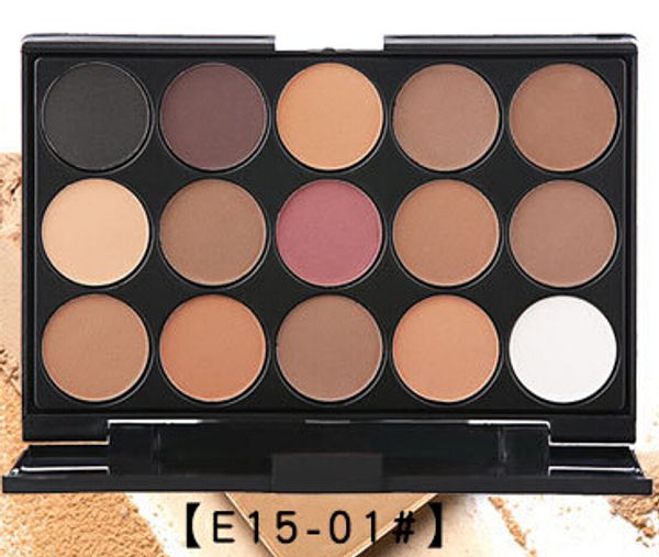 

15 professional natural pigment eyeshadow glitter palette15 earth color matte eyeshadow palette cosmetic makeup set nude hipping