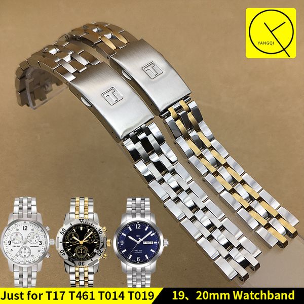 

Нержавеющая сталь ремешок для часов ремешок группы для Tissot 1853 PRC200 t055 для Т17 t067 t014 19мм 20мм серебро ремешок для часов человек+инструмент