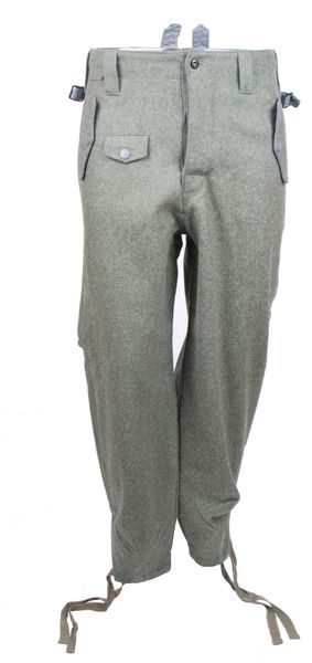 

wholesale- german paratrooper field grey trousers in sizes-36273, Black