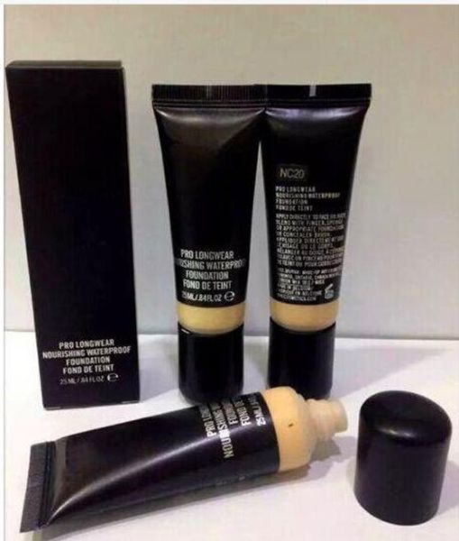 

New brand pro longwear nouri hing waterproof foundation fond de teint 1pc