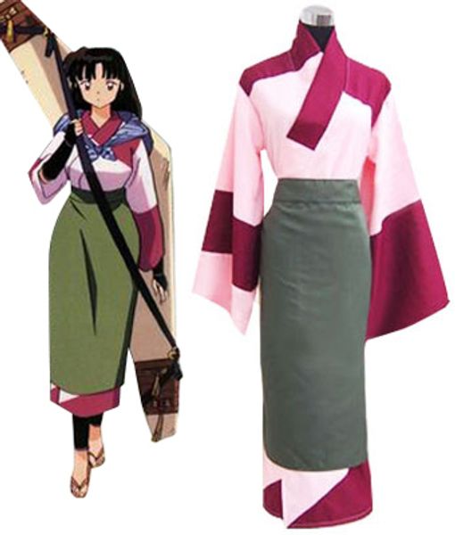 

inuyasha sango kimono cosplay costume, Black