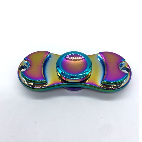 

rainbow color handspinner torqbar brass edc hand spinner fingertip gyro decompression anxiety toys vs 100% pure copper fidget toy dhl free