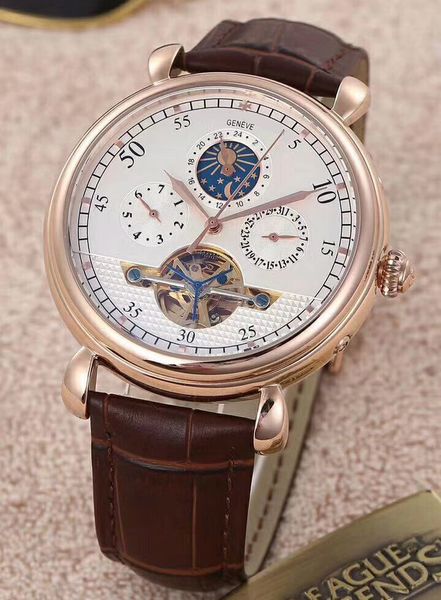 

AAA высокое качество новый роскошный бренд мужские автоматические часы Sky Moon Спорт