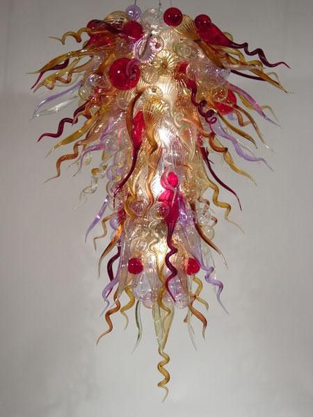 

100% mouth blown borosilicate modern crystal lamp residental led bulbs style antique murano glass chandelier lamps